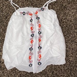 Zip up tank top